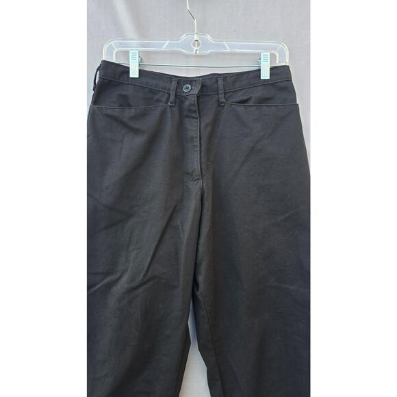 Cintas Work Pants Womens 6 Regular Black Cathy Fit Straight Leg Uniform Twill - Picture 2 of 11